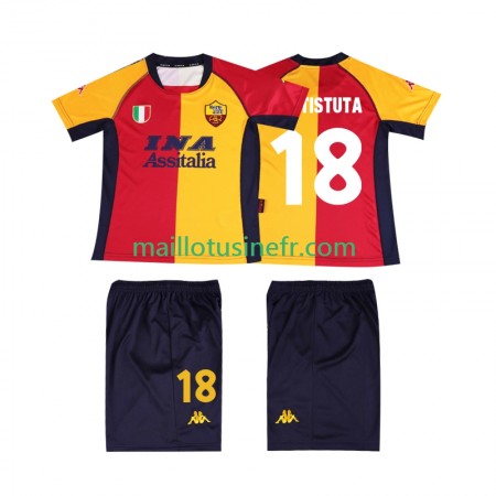 Maillot de Foot AS Roma BATISTUTA 18 2001 Domicile Retro - Enfant